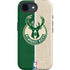 NBA Milwaukee Bucks Split Canvas iPhone 16e Impact Case