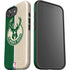 NBA Milwaukee Bucks Split Canvas iPhone 16e Impact Case