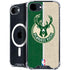 NBA Milwaukee Bucks Split Canvas iPhone 16e MagSafe Case