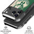 NBA Milwaukee Bucks Split Canvas iPhone 18 Pro Clear Case