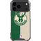 NBA Milwaukee Bucks Split Canvas iPhone 18 Pro Max Clear Case
