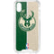 NBA Milwaukee Bucks Split Canvas iPhone XS Clear Case
