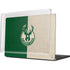 NBA Milwaukee Bucks Split Canvas MacBook Pro 14in (2021-24) Case plus Skin