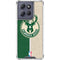 NBA Milwaukee Bucks Split Canvas Moto G 5G (2025) Clear Case