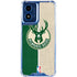 NBA Milwaukee Bucks Split Canvas Moto G 5G (2024) Clear Case