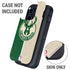 NBA Milwaukee Bucks Split Canvas Otterbox Defender iPhone Skin