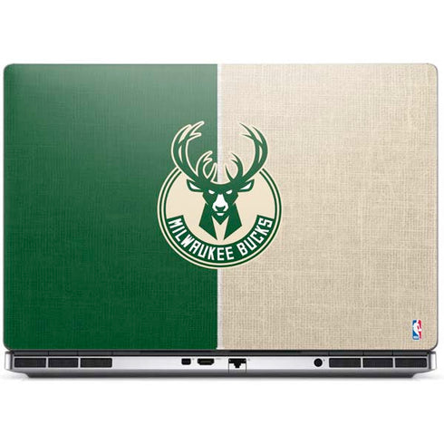 NBA Milwaukee Bucks Split Canvas Dell Precision Skin