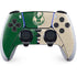 NBA Milwaukee Bucks Split Canvas PS5 DualSense Edge Pro Controller Skin