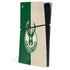 NBA Milwaukee Bucks Split Canvas PS5 Slim Digital Edition Console Skin