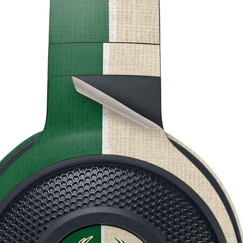 NBA Milwaukee Bucks Split Canvas Razer Kraken X Skin