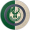NBA Milwaukee Bucks Split Canvas Wireless Charger Skin