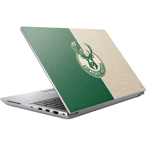 NBA Milwaukee Bucks Split Canvas HP ZBook Fury 16 G10 Skin