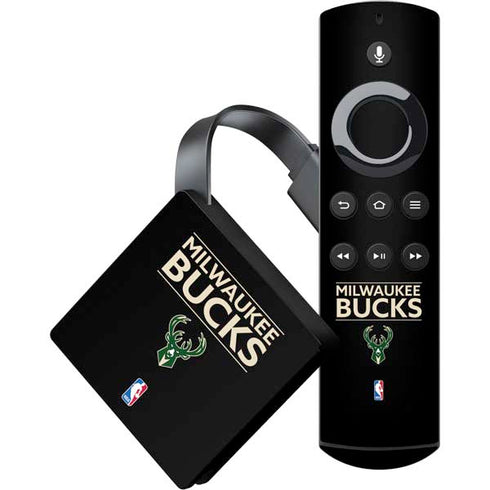 NBA Milwaukee Bucks Standard - Black Amazon Fire TV Skin