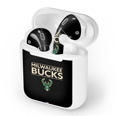 NBA Milwaukee Bucks Standard - Black Apple AirPods Skin