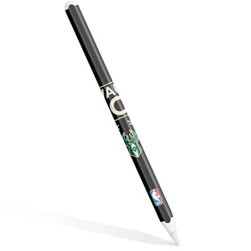 NBA Milwaukee Bucks Standard - Black Apple Pencil (2nd Gen 2019) Skin