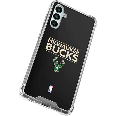 NBA Milwaukee Bucks Standard - Black Gabb Phone 4 Clear Case