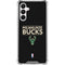 NBA Milwaukee Bucks Standard - Black Galaxy A16 5G Clear Case