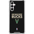 NBA Milwaukee Bucks Standard - Black Galaxy A16 5G Clear Case