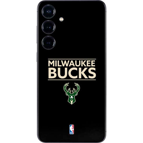 NBA Milwaukee Bucks Standard - Black Galaxy A16 5G Skin