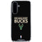 NBA Milwaukee Bucks Standard - Black Galaxy A36 5G Clear Case