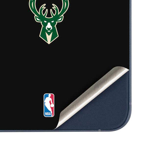 NBA Milwaukee Bucks Standard - Black Galaxy A36 5G Skin