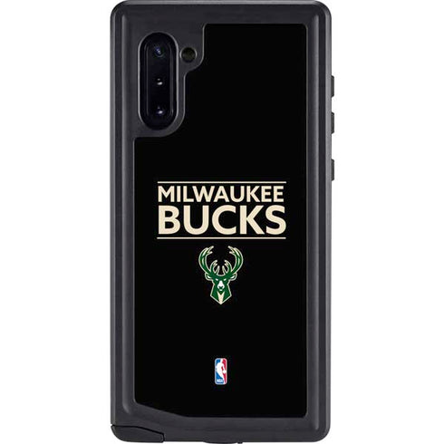 NBA Milwaukee Bucks Standard - Black Galaxy Cases