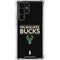 NBA Milwaukee Bucks Standard - Black Galaxy S23 Ultra Clear Case