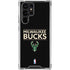 NBA Milwaukee Bucks Standard - Black Galaxy S23 Ultra Clear Case