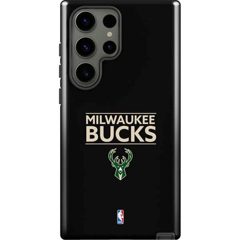 NBA Milwaukee Bucks Standard - Black Galaxy S23 Ultra Pro Case