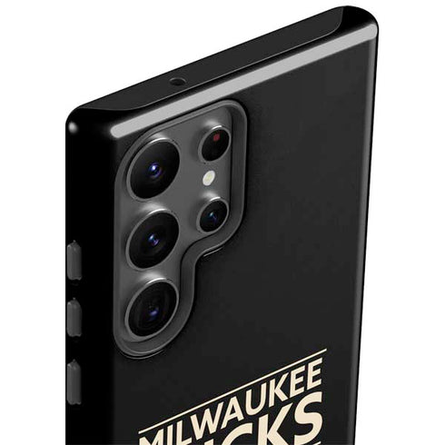 NBA Milwaukee Bucks Standard - Black Galaxy S23 Ultra Pro Case