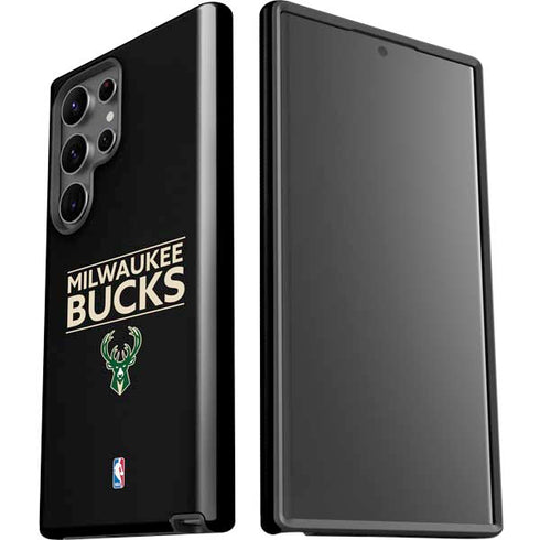 NBA Milwaukee Bucks Standard - Black Galaxy S23 Ultra Pro Case