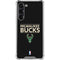 NBA Milwaukee Bucks Standard - Black Galaxy S24 FE Clear Case