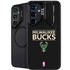 NBA Milwaukee Bucks Standard - Black Galaxy S24 FE Kickstand Case