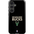 NBA Milwaukee Bucks Standard - Black Galaxy S25 Plus Impact Case
