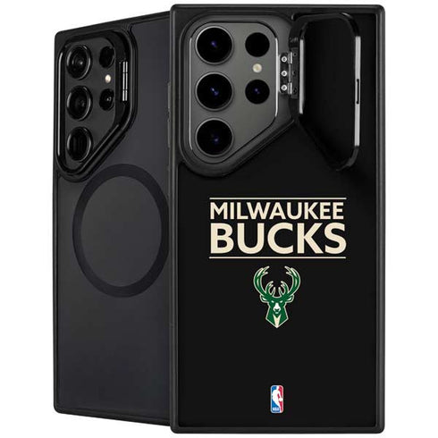 NBA Milwaukee Bucks Standard - Black Galaxy Cases
