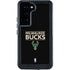 NBA Milwaukee Bucks Standard - Black Galaxy S24 Waterproof Case