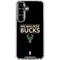NBA Milwaukee Bucks Standard - Black Galaxy S26 Clear Case