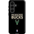 NBA Milwaukee Bucks Standard - Black Galaxy S26 Impact Case