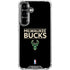 NBA Milwaukee Bucks Standard - Black Galaxy S26 Plus Clear Case