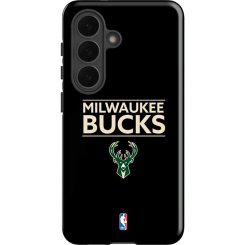 NBA Milwaukee Bucks Standard - Black Galaxy S26 Plus Impact Case