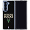 NBA Milwaukee Bucks Standard - Black Galaxy Z Fold6 Clear Case