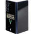 NBA Milwaukee Bucks Standard - Black Galaxy Z Fold6 Skin
