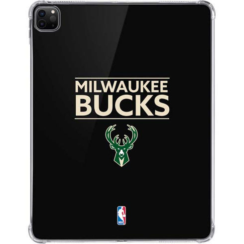 NBA Milwaukee Bucks Standard - Black iPad Pro 11in (2024) Clear Case