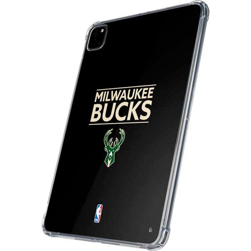 NBA Milwaukee Bucks Standard - Black iPad Pro 11in (2024) Clear Case