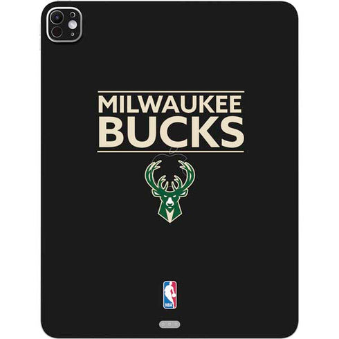 NBA Milwaukee Bucks Standard - Black iPad Pro 13in M4 (2024) Skin