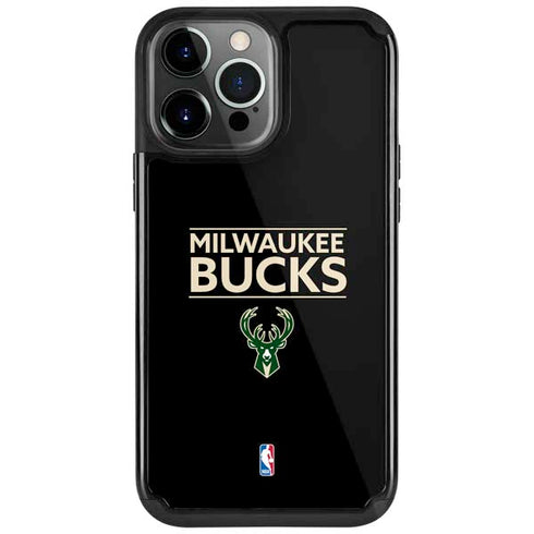 NBA Milwaukee Bucks Standard - Black iPhone Cases