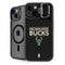 NBA Milwaukee Bucks Standard - Black iPhone 14 Plus Kickstand Case