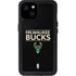 NBA Milwaukee Bucks Standard - Black iPhone 15 Plus Waterproof Case