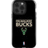 NBA Milwaukee Bucks Standard - Black iPhone 15 Pro Impact Case