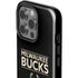 NBA Milwaukee Bucks Standard - Black iPhone 15 Pro Impact Case